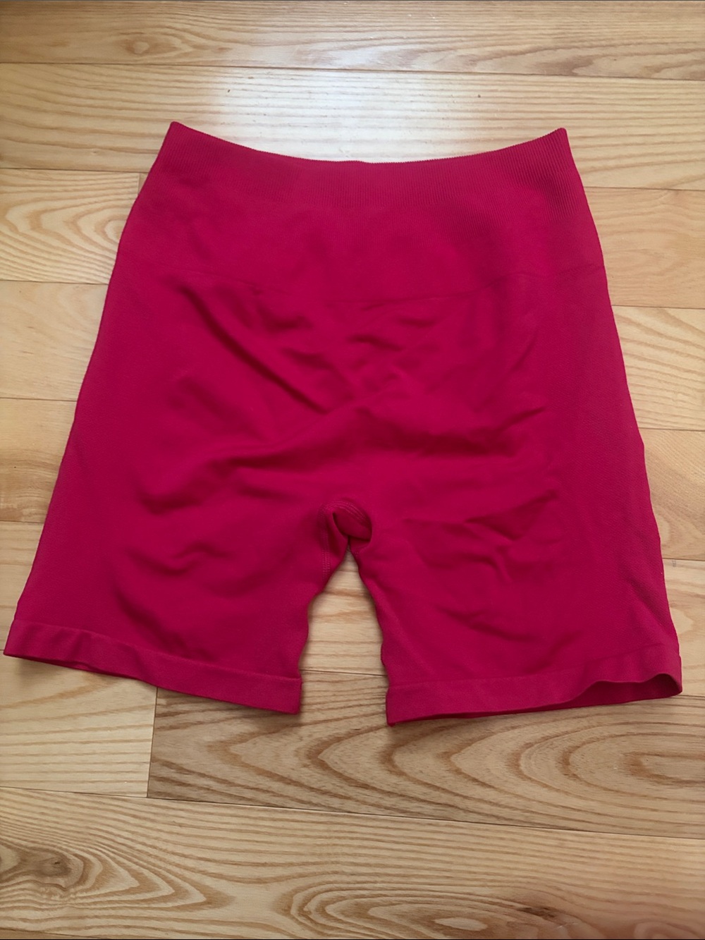 Aurola Women's Seamless High-Waist Bike Shorts - Hot Pink